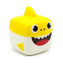 Load image into Gallery viewer, 2Pcs Slow Rebound Cartoon Cube Shark Soft And Pinchable Pu Simulation Decompression Toy,yellow AZ19903
