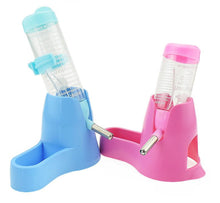 Lade das Bild in den Galerie-Viewer, 125ml pink 3 in 1Hamster plastic waterer, Automatic Feeding Device,food bowl, sleeping nest AZ13354
