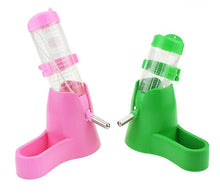 Lade das Bild in den Galerie-Viewer, 125ml pink 3 in 1Hamster plastic waterer, Automatic Feeding Device,food bowl, sleeping nest AZ13354
