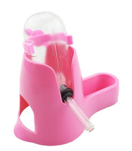 Lade das Bild in den Galerie-Viewer, 125ml pink 3 in 1Hamster plastic waterer, Automatic Feeding Device,food bowl, sleeping nest AZ13354
