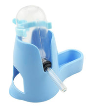 Lade das Bild in den Galerie-Viewer, 125ml blue 3 in 1Hamster plastic waterer, Automatic Feeding Device,food bowl, sleeping nest AZ13339
