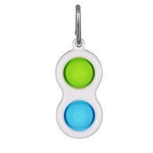 Load image into Gallery viewer, 3pcs green+blue+purple Decompression silicone toy push bubble keychain For kids and Adults AZ16556
