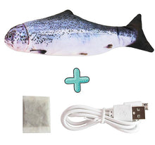 Lade das Bild in den Galerie-Viewer, 3# Cat toy USB charging simulation fish catnip electric toy fish AZ10615
