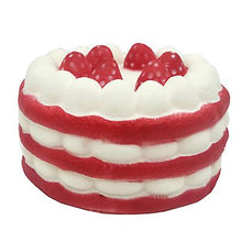 Lade das Bild in den Galerie-Viewer, red Strawberry cake Squishy Slow Rising Relieve Stress Toys AZ13148
