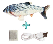 Lade das Bild in den Galerie-Viewer, 1# Cat toy USB charging simulation fish catnip electric toy fish AZ10613
