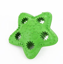 Load image into Gallery viewer, green Five-pointed star Dog Toy Chewing Rubber Toy With Molar Teeth Cleaning AZ13384
