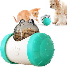 Load image into Gallery viewer, black Pet Zone Iq Treat Toys , Tumbler Slow Feeder, Dog Puzzle Toy AZ12518
