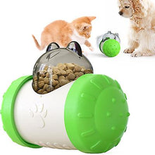 Load image into Gallery viewer, black Pet Zone Iq Treat Toys , Tumbler Slow Feeder, Dog Puzzle Toy AZ12518
