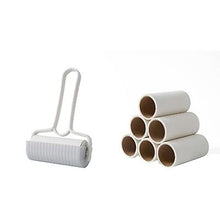 Load image into Gallery viewer, 2Pcs white Household Tearable Sticky Paper Roll Brush Sticking Hair AZ12598
