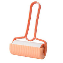 Load image into Gallery viewer, 2Pcs orange Household Tearable Sticky Paper Roll Brush Sticking Hair AZ12597
