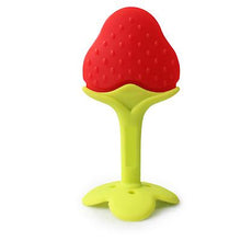 Load image into Gallery viewer, 2Pcs peach Baby Teething Molar Silicone Sticks And Chewable Rattle Circle Shower toy AZ1001
