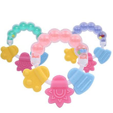 Lade das Bild in den Galerie-Viewer, 2Pcs green Baby Teething Molar Silicone Sticks,Chewable Rattle AZ22943
