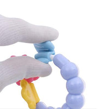 Load image into Gallery viewer, 2Pcs blue Baby Teething Molar Silicone Sticks,Chewable Rattle AZ22942
