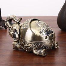 Load image into Gallery viewer, Ashtray Tea Table Craft Decoration Windproof Cover  Elephant Ashtray
