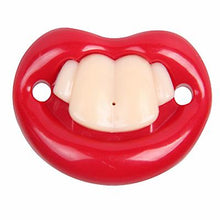 Lade das Bild in den Galerie-Viewer, 1# Baby creative silicone pacifier, tooth shape pacifier AZ10534
