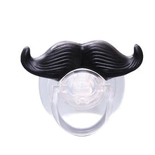 Load image into Gallery viewer, 2Pcs 1# Funny Baby Beard Pacifiers Nipple, Food Grade Silicone Teethers AZ12399
