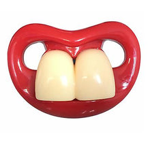 Lade das Bild in den Galerie-Viewer, 1# Baby creative silicone pacifier, tooth shape pacifier AZ10534
