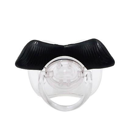 2Pcs 3# Funny Baby Beard Pacifiers Nipple, Food Grade Silicone Teethers AZ12397