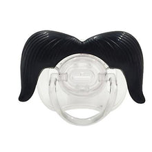 Load image into Gallery viewer, 2Pcs 6# Funny Baby Beard Pacifiers Nipple, Food Grade Silicone Teethers AZ12402
