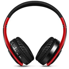 Lade das Bild in den Galerie-Viewer, black+blue Wireless Bluetooth Headphones Noise Cancelling Over-Ear HD Stereo Foldable Earphones AZ20014
