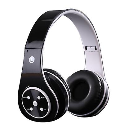 black Wireless Bluetooth Over-Ear Headphones Stereo Earphones for Kids Children Gifts AZ20162