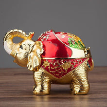Load image into Gallery viewer, Ashtray Tea Table Craft Decoration Windproof Cover  Elephant Ashtray
