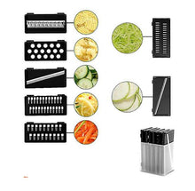 Lade das Bild in den Galerie-Viewer, 12pcs 9pcs / 12pcs set multifunctional food slicer adjustable vegetable and fruit slicer with drain basket AZ14031
