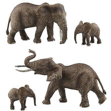 Lade das Bild in den Galerie-Viewer, 2Pcs kid elephant Animal park wild animal model, simulation children&#39;s elephant toy AZ13884
