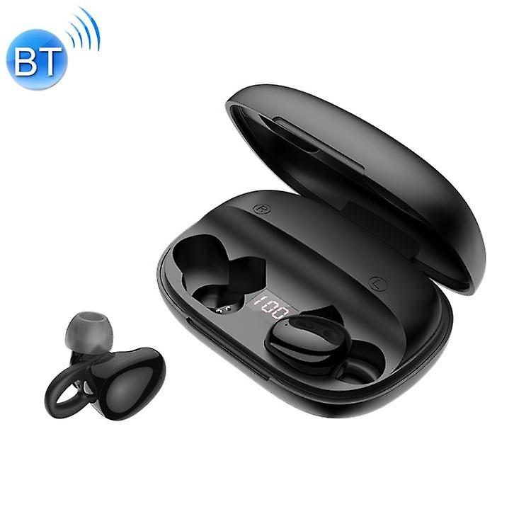 Cool Headphones Headsets JOYROOM JR-TL2 Bluetooth 5.0 Bilateral TWS Wireless Earphone with Digital Display (Black) earphone