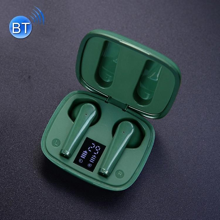 Headphones Headsets IQD30 TWS Noise Cancellation Sports In-Ear Touch Wireless Bluetooth Earphone(Green) accessories