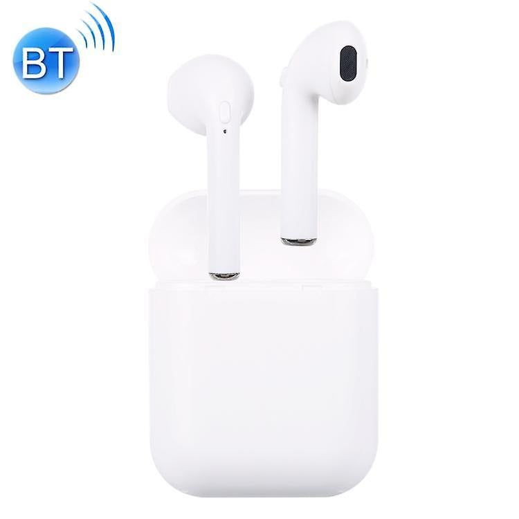 Headphones Headsets i10xs TWS Bluetooth V5.0 + EDR Wireless Stereo Earphones with Magnetic Charging Box(White) accessories