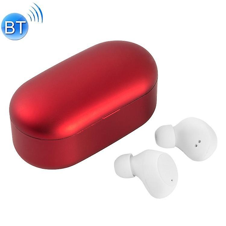 Cool Headphones Headsets X9S TWS Bluetooth V5.0 Stereo Wireless Earphones with LED Charging Box(Red) earphone