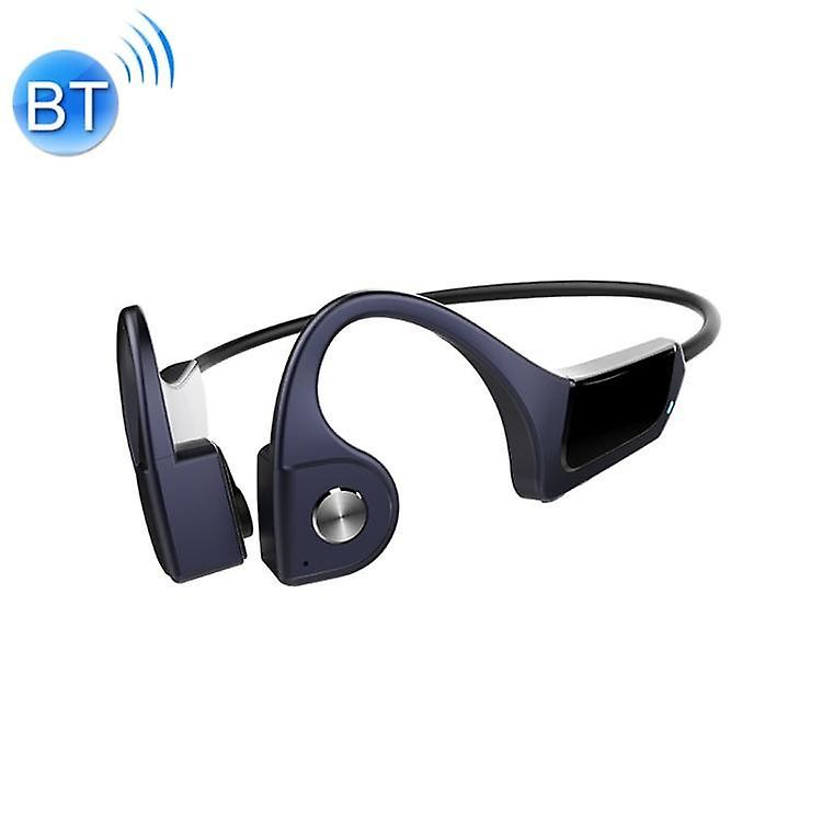 Cool Headphones Headsets F806 Bluetooth 4.1 Bone Conduction Stereo Bluetooth Earphone(Blue) earphone