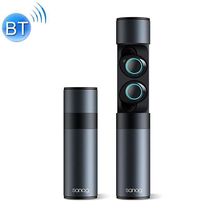 Cool Headphones Headsets J1 Waterproof Creative Pumping 5.0 Bluetooth Mini TWS Wireless Bluetooth Earphone(Grey) earphone