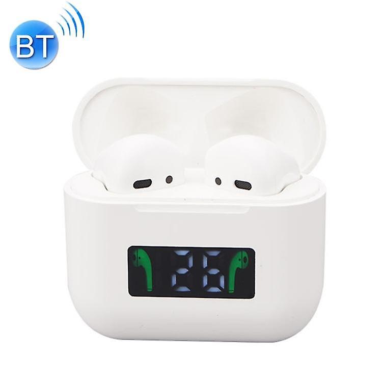 Headphones Headsets Pro 8 In-ear Touch Digital Display TWS Mini Wireless Bluetooth Earphone (White) accessories