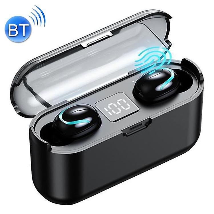 Headphones Headsets S1 TWS Binaural In-Ear Touch Stereo Wireless Bluetooth Earphone(Black ) accessories