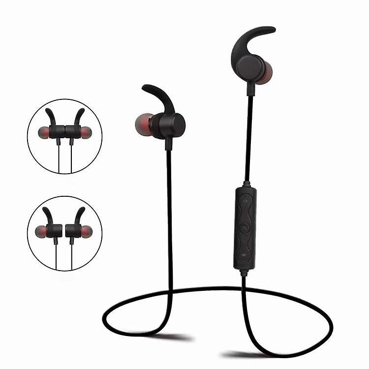 Cool Headphones Headsets STN-V1 Portable Bluetooth Earphone with Magnetic Switch(Black) earphone