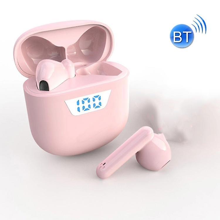 Headphones Headsets T88 TWS Binaural Digital Display Noise Canceling Headset Wireless Bluetooth Headset(Pink) accessories