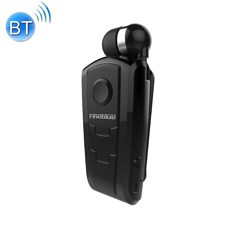 Cool Headphones Headsets F910 CSR4.1 Retractable Cable Caller Vibration Reminder Anti-theft Bluetooth Headset (Black) earphone