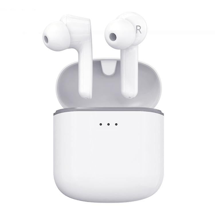 Cool Headphones Headsets REMAX TWS-7 Bluetooth 5.0 True Wireless Bluetooth Music Earphone with Charging Box(White) earphone