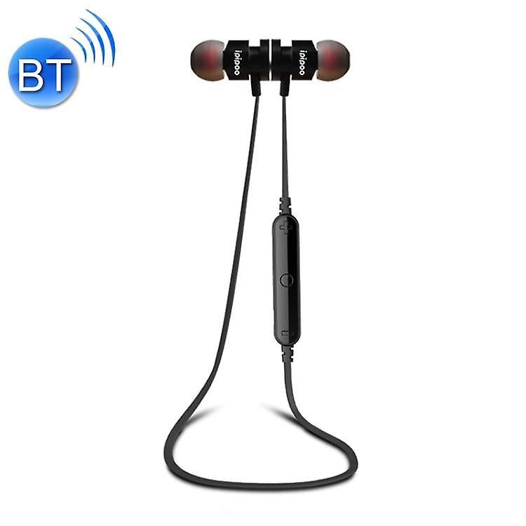 Headphones Headsets ipipoo iL93BL Magnetic Ear Shell Bluetooth Headset(Black) accessories