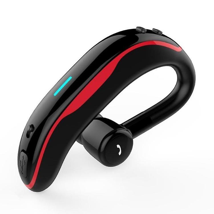 Headphones Headsets Car Handfree Wireless Ear-hook Bluetooth Earphone with Microphone(Black Red) accessories