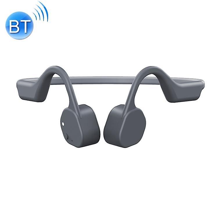 Cool Headphones Headsets WIWU M1 Bone Conduction Bluetooth 5.0 Sports Outdoor Headphone (Grey) earphone