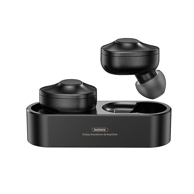 Headphones Headsets REMAX TWS-21 Bluetooth 5.0 Stereo True Wireless Bluetooth Earphone(Black) accessories