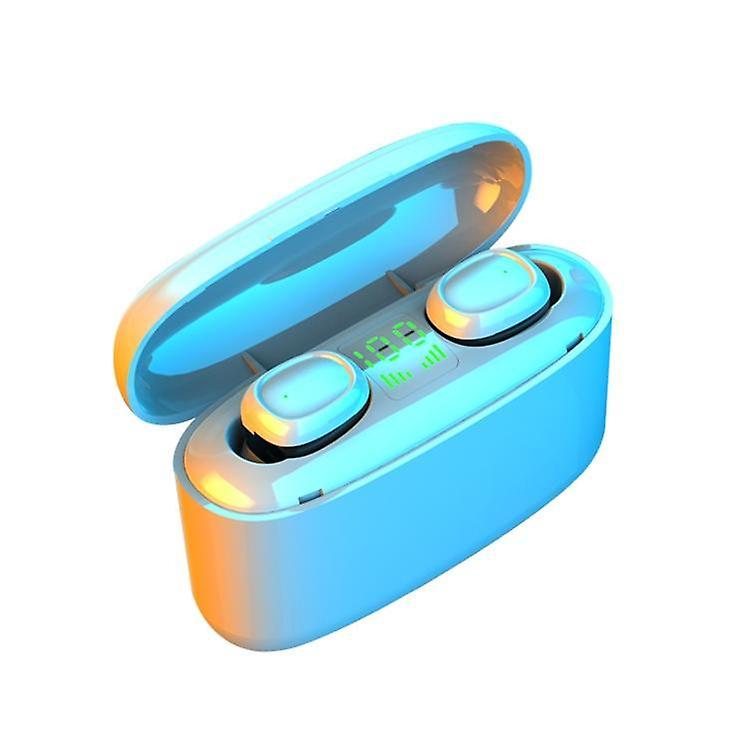 Cool Headphones Headsets G5S Bluetooth 5.0 Stereo True Wireless Binaural Bluetooth Earphone with Charging Box(White) earphone