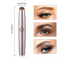 Load image into Gallery viewer, MUZXR- 2Pcs Electric Eyebrow Trimmer Lipstick Pen Eyebrow Epilator Hair Removal AZ19564 HZP
