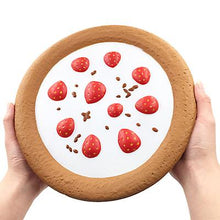 Lade das Bild in den Galerie-Viewer, 24*24*8cm Slow rebound Oversized Strawberry tart squishy,Anti-stress relaxation toy for kids adult AZ12575
