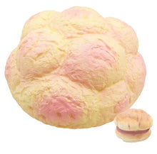 Lade das Bild in den Galerie-Viewer, 25*25*13cm pink Oversized Pineapple Bun Squishy Slow rebound Decompression vent toys for kids,adult AZ16515
