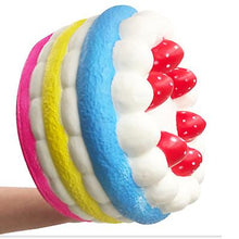 Lade das Bild in den Galerie-Viewer, 25*25*13.5cm Oversized Three layer strawberry cake Squishy Slow rebound Decompression toys for kids,adult AZ12218
