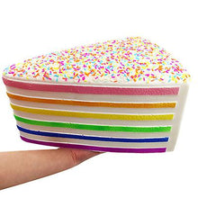 Lade das Bild in den Galerie-Viewer, 25*18*13cm Oversized Rainbow cake Squishy Slow rebound Decompression toys ?for kids,adult AZ16301
